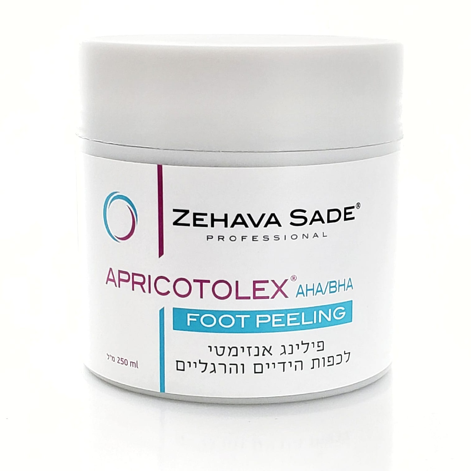 פילינג אינזימטי לכפות הידיים והרגליים 250 מ”ל ZEHAVA SADE APRICOTOLEX