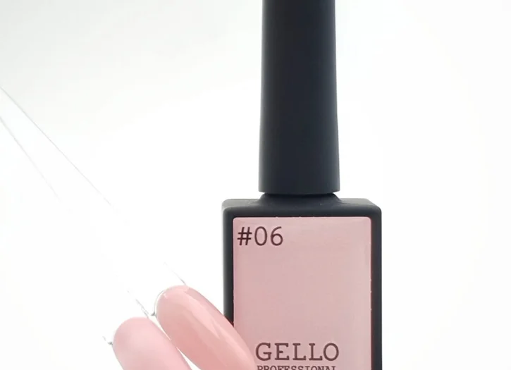 לק ג'ל ג'לו צבע ורוד ברבי שקוף GELLO #06
