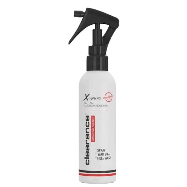 ספריי להסרת עור קשה ויבש לכפות הרגליים – X-Spray מבית Clearance
